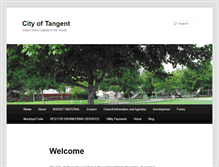 Tablet Screenshot of cityoftangent.org
